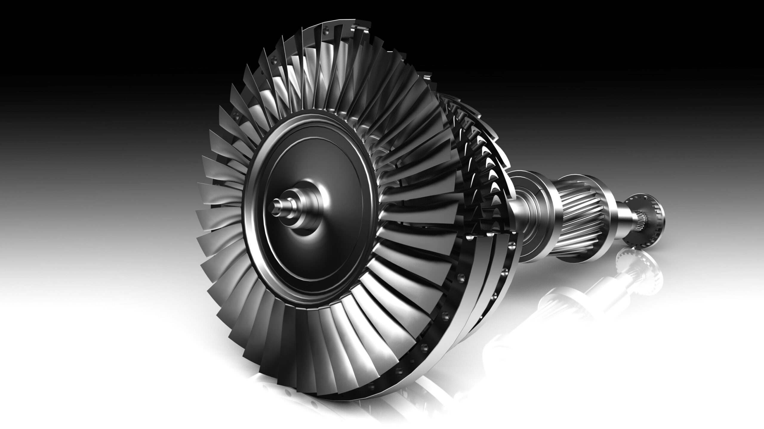 Siemens Gasturbine, Maßstab 1:2